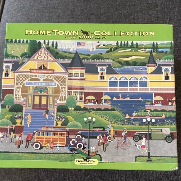 Other - Hometown Collection The Grand Peacock Hotel 1000 Piece Puzzle